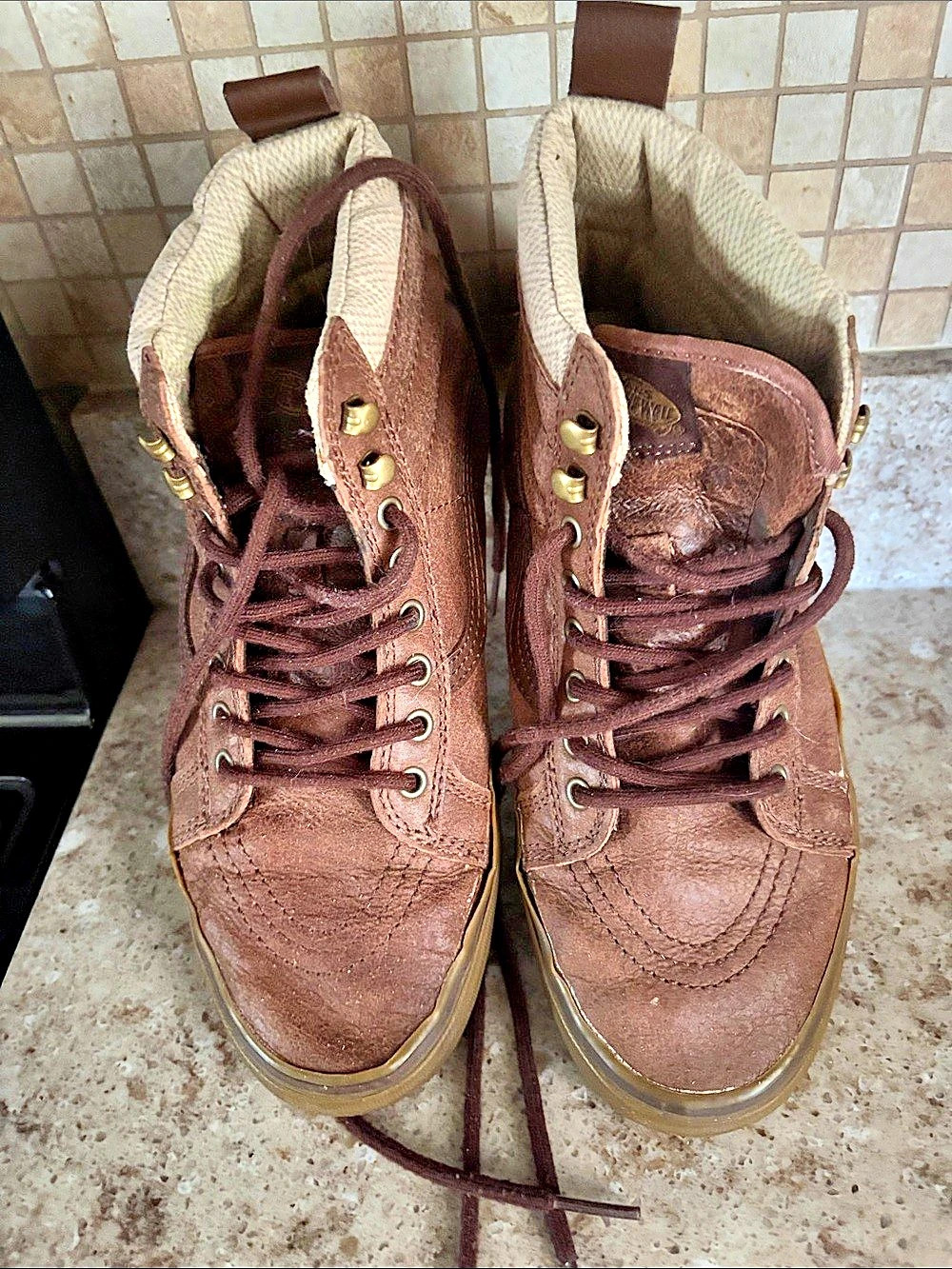 Vans Sk8-Hi MTE Brown High-Top Sneakers US 10